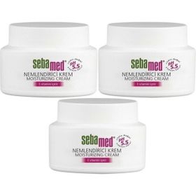 Sebamed Hassas Ciltler İçin E Vitaminli Su Bazlı Yağsız 3x75 ml Nemlendirici Yüz Bakım Kremi