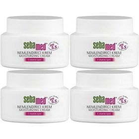 Sebamed Hassas Ciltler İçin E Vitaminli Su Bazlı Yağsız 4x75 ml Nemlendirici Yüz Bakım Kremi