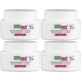 Sebamed Hassas Ciltler İçin E Vitaminli Su Bazlı Yağsız 4x75 ml Nemlendirici Yüz Bakım Kremi