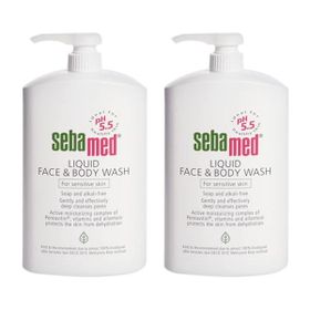 Sebamed Likid 2x1000 ml Yüz ve Vücut Temizleyici