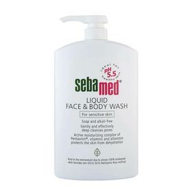 Sebamed Liquid Face And Body Wash 1000 ml Yüz Temizleme Jeli