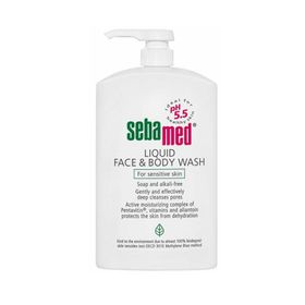 Sebamed Liquid Face And Body Wash 1000 ml Yüz Temizleme Jeli