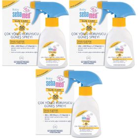 Sebamed Sun Care 50+ Faktör 3x200 ml Hassas Ciltler İçin Bebek Güneş Kremi