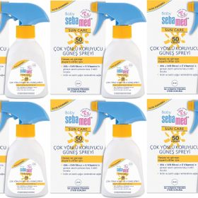 Sebamed Sun Care 50+ Faktör 6x200 ml Hassas Ciltler İçin Bebek Güneş Kremi