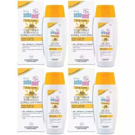Sebamed Sun Care Hassas Ciltler İçin 50+ Faktör 4x150 ml Bebek Güneş Kremi