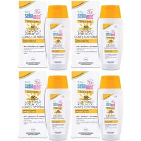 Sebamed Sun Care Hassas Ciltler İçin 50+ Faktör 4x150 ml Bebek Güneş Kremi