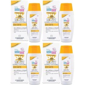 Sebamed Sun Care Hassas Ciltler İçin 50+ Faktör 4x150 ml Bebek Güneş Kremi