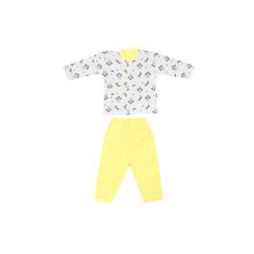 Sebi 2316 Beyaz-Pembe Bebek Pijama Takımı