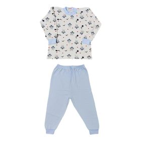 Sebi 2405 Mavi Bebek Pijama Takımı