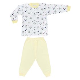 Sebi 2405 Sarı Bebek Pijama Takımı