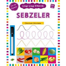 Sebzeler 4 Yaş ve Üstü Çizgi Etkinlik - Kolektif