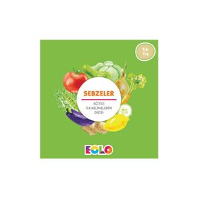 Sebzeler - Eğitici İlk Kelimelerim Dizisi - Eolo Eğitici Oyuncak Komisyon