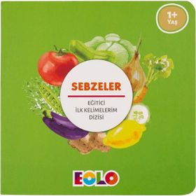 Sebzeler - Eğitici İlk Kelimelerim Dizisi - Eolo Eğitici Oyuncak Komisyon