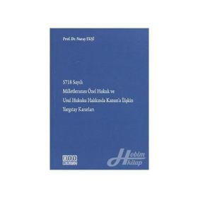 SEÇKİN YAYINCILIK KITAP MİLLETLERARASI ÖZEL HUKUK - NURAY EKŞİ