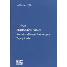SEÇKİN YAYINCILIK KITAP MİLLETLERARASI ÖZEL HUKUK - NURAY EKŞİ