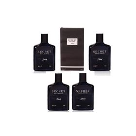 Secret Milano Black EDC 4x100 ml Erkek Parfümü