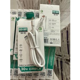 Sed-Bay Type-C to Lightning Hızlı Şarj ve Sorunsuz Veri Senkronizasyonu 30 W Kablo