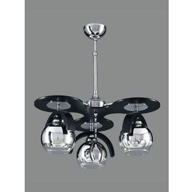 Sedef 3140-3BLK 3'lü Ahşap Avize