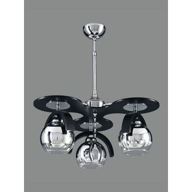 Sedef 3140-3BLK 3'lü Ahşap Avize