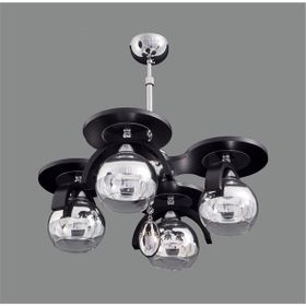 Sedef 3141-4BLK 4'lü Ahşap Avize