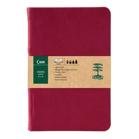 Sedir Defter Çam Serisi Fuşya 9x14 cm Çizgili Defter