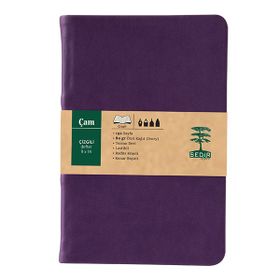 Sedir Defter Çam Serisi Lila 9x14 cm Çizgili Defter
