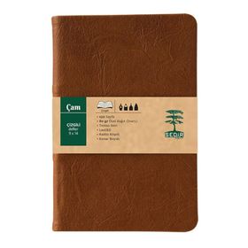 Sedir Defter Çam Serisi Taba 9x14 cm Çizgili Defter