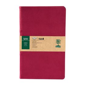 Sedir Defter Selvi Serisi Fuşya 13x21 cm Kareli Defter