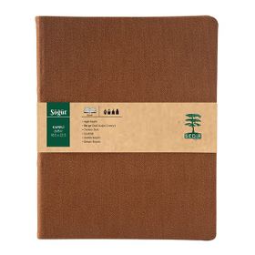 Sedir Defter Söğüt Serisi Açık Kahve 18,5x23,5 cm Kareli Defter