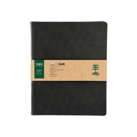 Sedir Defter Söğüt Serisi Koyu Gri 18,5x23,5 cm Çizgili Defter