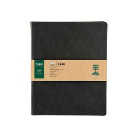 Sedir Defter Söğüt Serisi Koyu Gri 18,5x23,5 cm Çizgili Defter