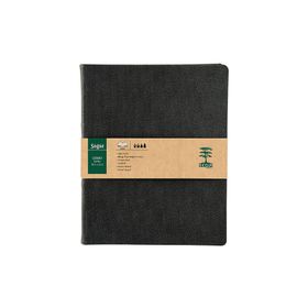 Sedir Defter Söğüt Serisi Koyu Gri 18,5x23,5 cm Çizgili Defter