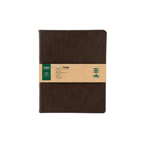Sedir Defter Söğüt Serisi Koyu Kahve 18,5x23,5 cm Çizgili Defter