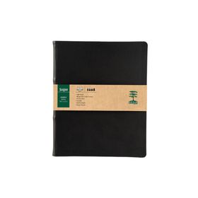Sedir Defter Söğüt Serisi Siyah 18,5x23,5 cm Kareli Defter