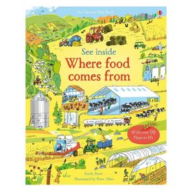 See Inside Where Food Comes From-Usborne Publishing