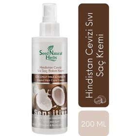 Seed Natural Herbs 200 ml Sıvı Hindistan Cevizi Saç Kremi