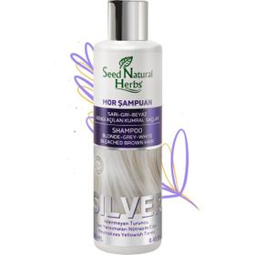 Seed Natural Herbs Turunculaşma Karşıtı 250 ml Mor Şampuan