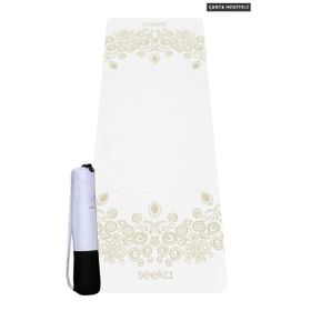 Seeka Yoga Pro Serisi Rise Beyaz Yoga Mat