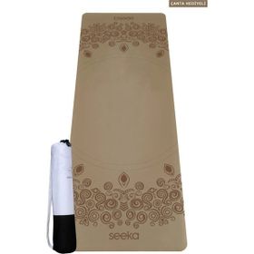 Seeka Yoga Pro Serisi Rise Kahverengi Yoga Mat