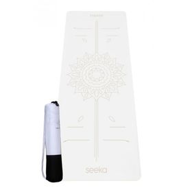 Seeka Yoga Pro Serisi Sun Beyaz Yoga Mat