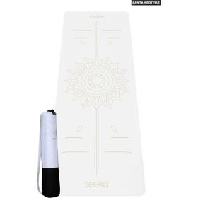 Seeka Yoga Pro Serisi Sun Beyaz Yoga Mat