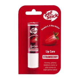 Şef Stick SPF 15 Vitamin E & Shea Butter Çilekli Dudak Balmı