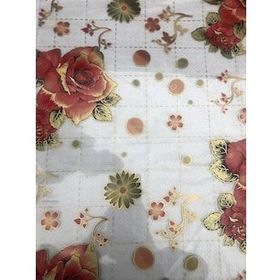 Şefaf 70 cm X 70 cm 1.8 mm Pvc Desenli Koruyucu Masa Örtüsü