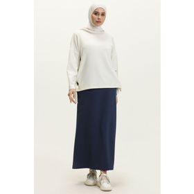 Sefamerve 0152-23 İndigo Kadın Etek