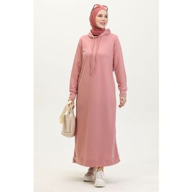 Sefamerve 0190-16 Gül Kurusu Kadın Elbise
