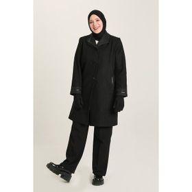Sefamerve 0328-02 Siyah Kadın Kaban