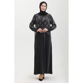 Sefamerve 0430-01 Siyah Pembe Kadın Abiye Elbise