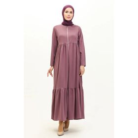 Sefamerve 0695-04 Koyu Lila Kadın Ferace