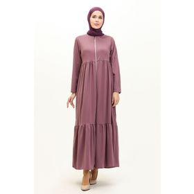 Sefamerve 0695-04 Koyu Lila Kadın Ferace