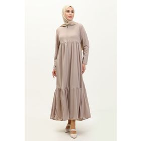 Sefamerve 0695-05 Bej Kadın Ferace